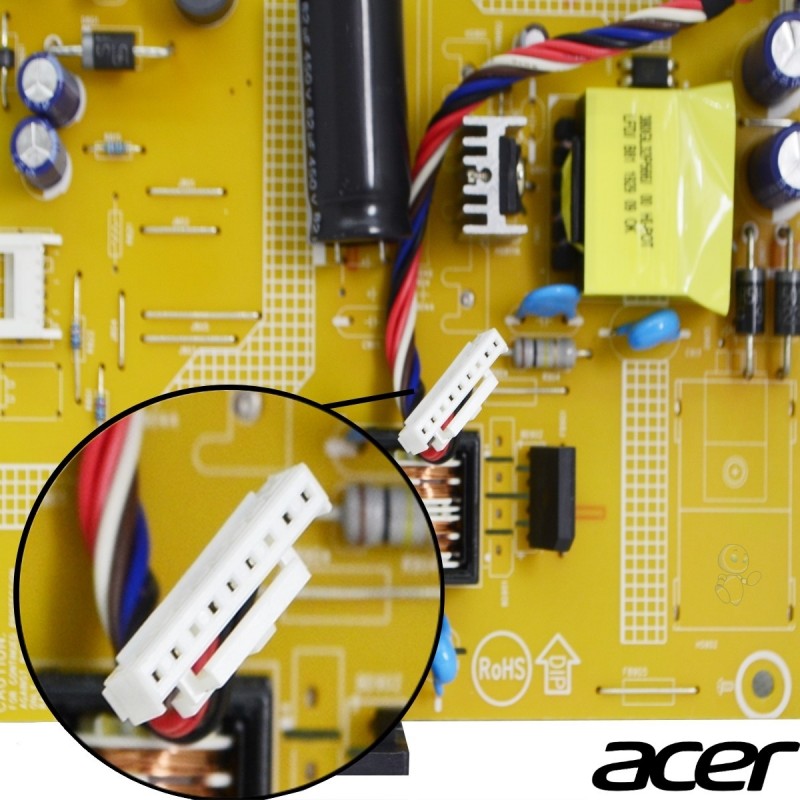 Placa Fonte Monitor Acer Kg G P R Original